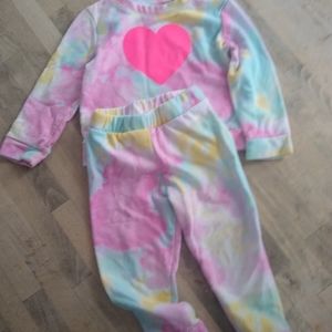 Tie dye sweat outfit